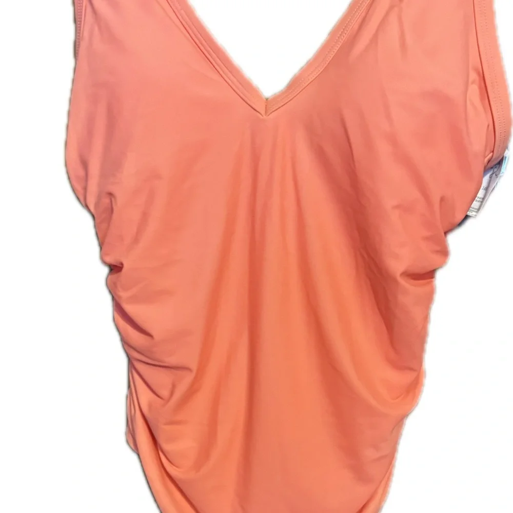 NWT Kona Sol V-neck one-piece swimsuit 14 - Picture 2 of 3
